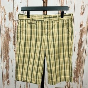 VINCE Knee Length Plaid Shirt, Size 6